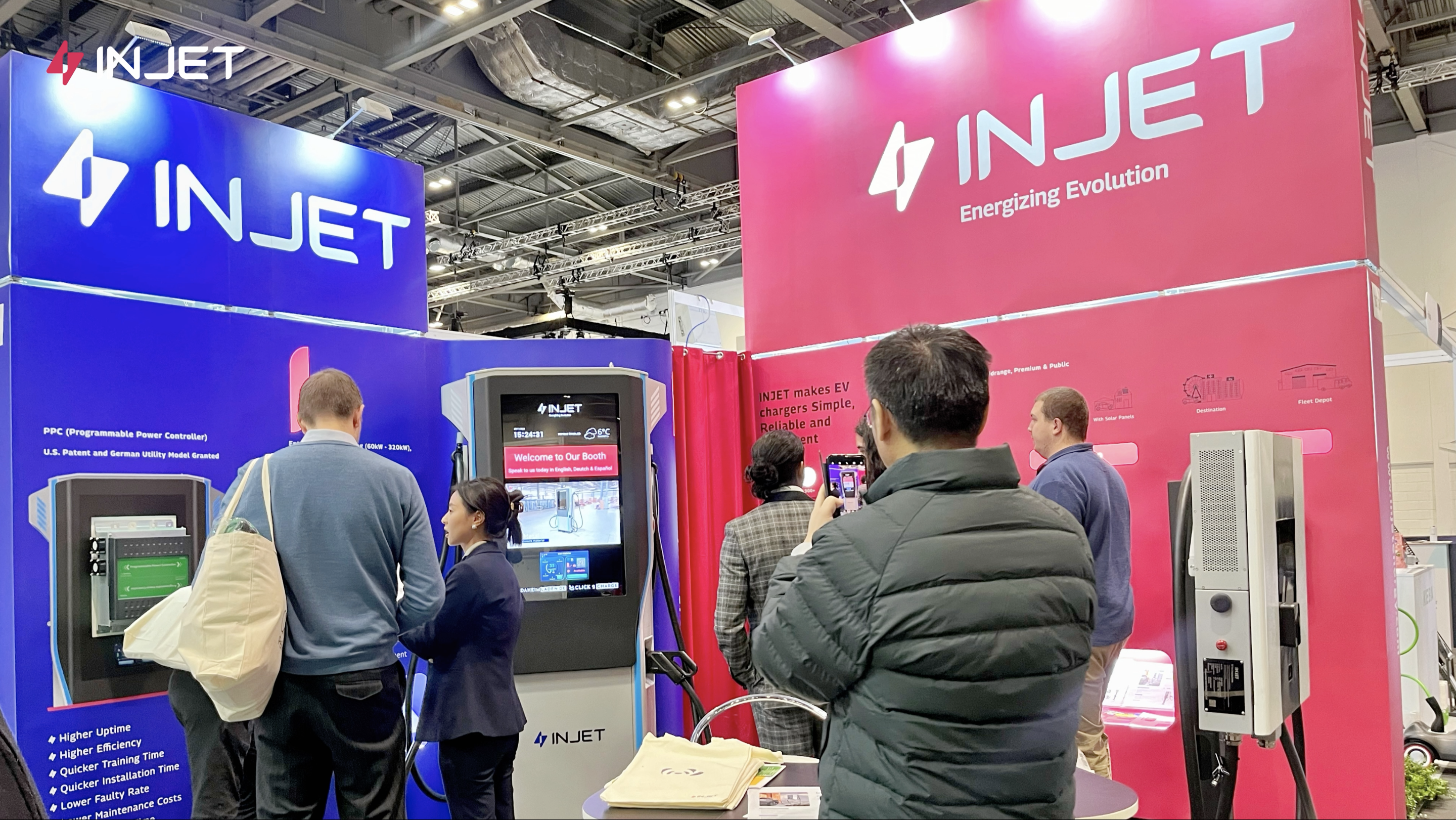 Injet New Energy's booth